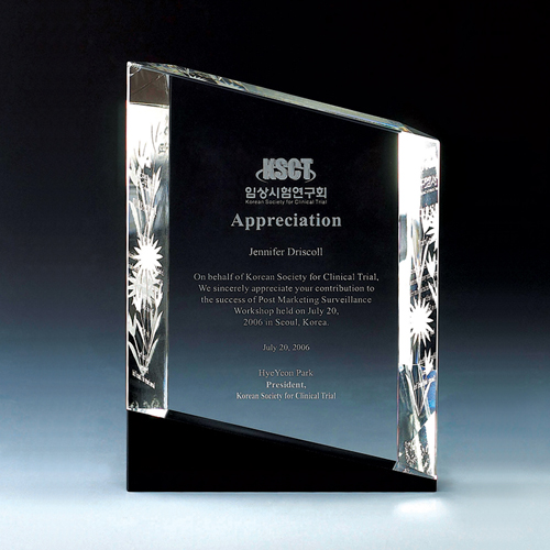 크리스탈 상패 HB-2618