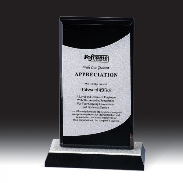 블랙 크리스탈 상패 HB-7376KS